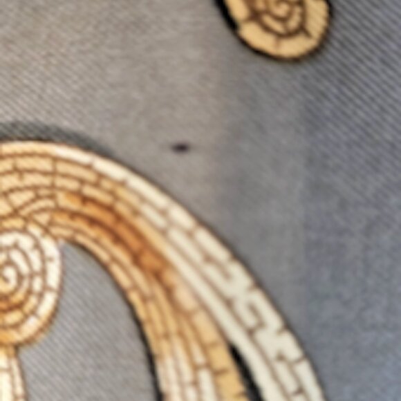 Hermès Cheval Turc Silk Scarf 90cm Olive Green Purple Horse Design by Vauzelles - Picture 8 of 10